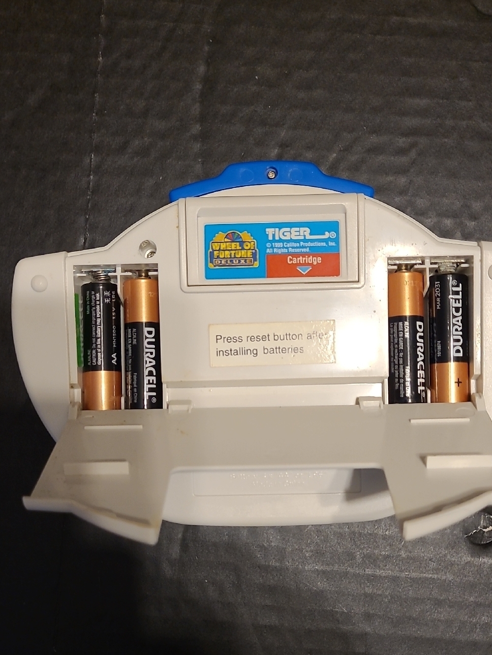 1998's Wheel of Fortune Electronic Handheld Game - Working Game - Picture 7 of 7